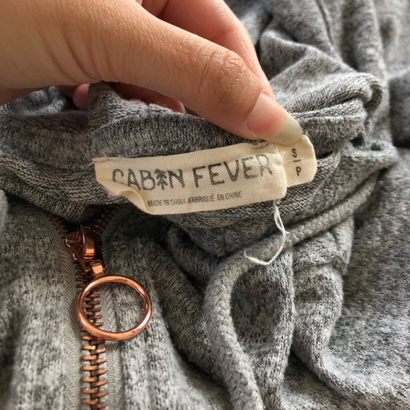 Gray Zip-Up Hoodie and Jogger Set - Picture 3 of 6